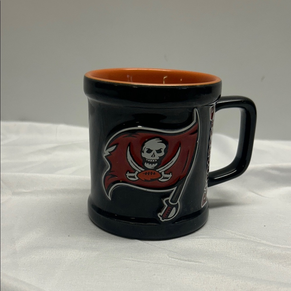 Tampa Bay Buccaneers Black and Orange Ceramic Coffee Mug